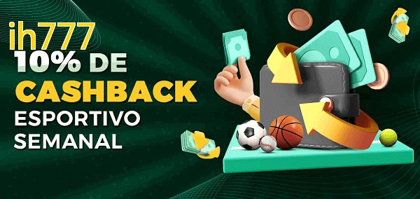 10% de bônus de cashback na ih777
